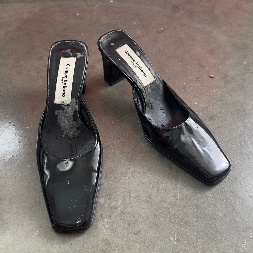 Gruppo Italiano Square Toe Heel